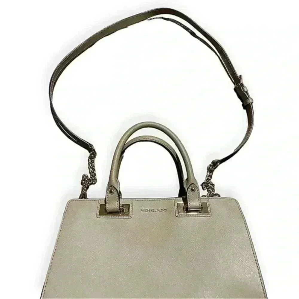 TAN MICHAEL KORS CROSSBODY SHOULDER BAG PURSE - Picture 4 of 6